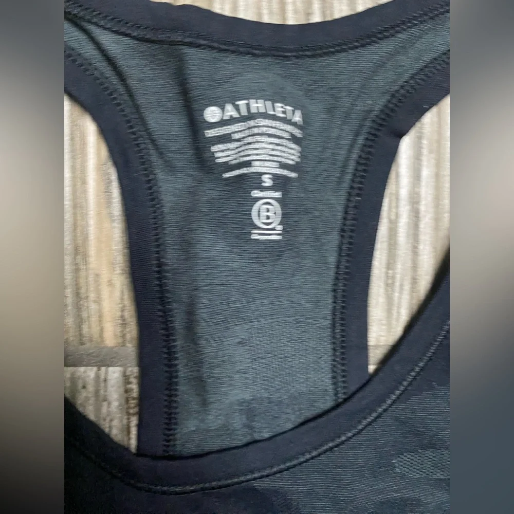 Athleta Dark Patterned Racerback Tank - Picture 3 of 3